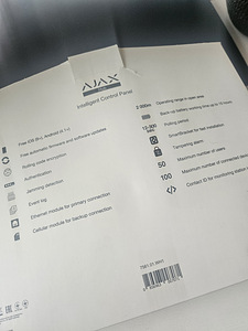 Ajax Hub turvasüsteem / turvasüsteem (4 foto / 6)