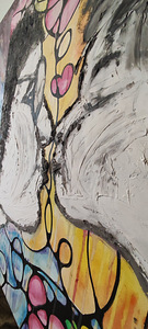 Akrüülmaal "Vanaema armastus" 80x 60x2cm (2 foto / 4)