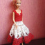Вязаное крючком платье для куклы барби (фото #1)