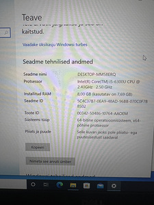 Sülearvuti Dell Latitude E7470 (5 foto / 5)