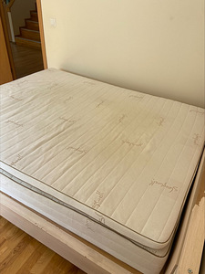 Каркас кровати Tartu 180x200 с матрасом и наматрасником (2 фото из 2)