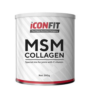 Iconfit MSM Collagen + Vitamiin C APELSIINI 300g 13,9€->9,5€ (1 foto / 1)