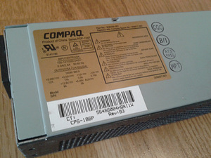 HP Compaq'i 185W PSU Desktopile (2 foto / 2)