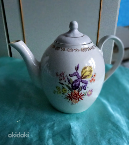 Кофейник-чайник из фарфора большой/маленький (фото #9)