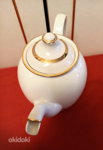 Кофейник-чайник из фарфора большой/маленький (фото #10)