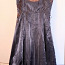 Коктейльное платье серо-сиреневое и тюлем снизу (фото #4)