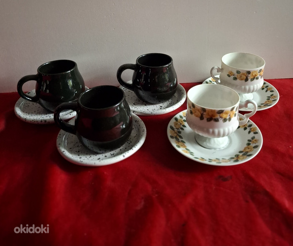 Чашки кофейные керамические и фарфоровые