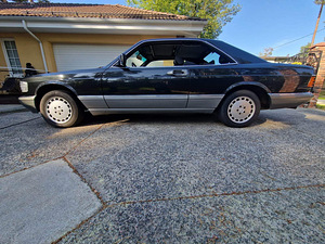 Mercedes Benz 500 SEC (C 126) coupe. V8 164 kw. 1987. (3 foto / 12)