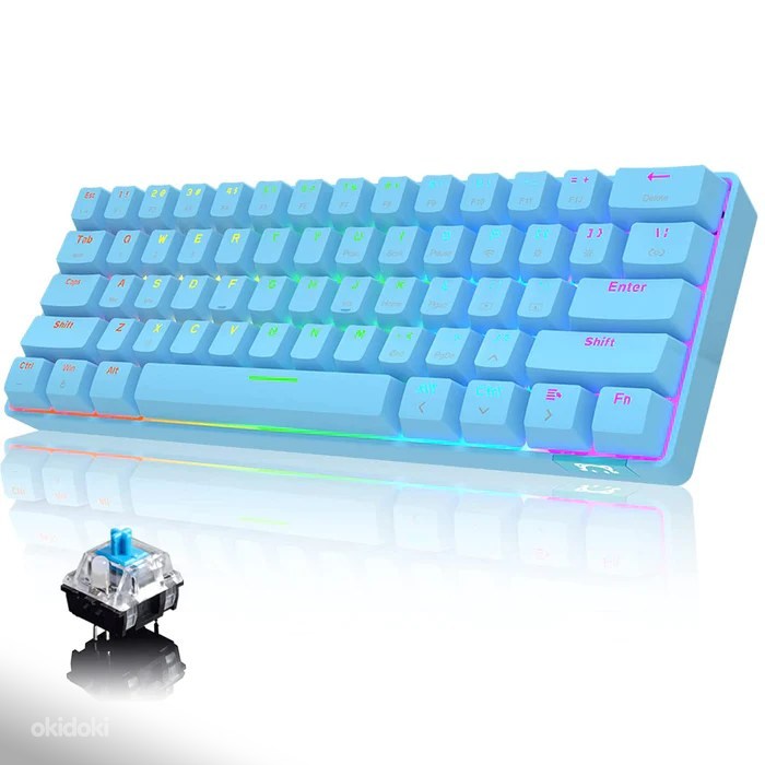 STK61 60%Mechanical Keyboard Wired/Wireless Bluetooth5.0NEW! - Tallinn ...