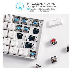 RK61 60% Wireless Mechanical Keyboard (3 foto / 10)