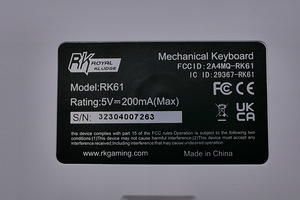 RK61 60% Wireless Mechanical Keyboard (9 foto / 10)