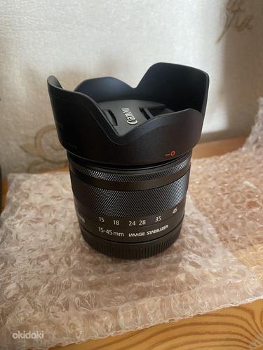 Canon EF-M 15-45mm f/3.5-6.3 IS STM objektiiv, must (foto #2)