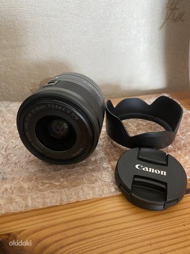 Canon EF-M 15-45mm f/3.5-6.3 IS STM objektiiv, must (foto #5)