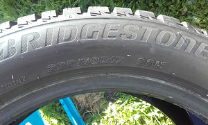 225/50 R17 BRIGESTONE - HANKOOK lamell (2 foto / 10)