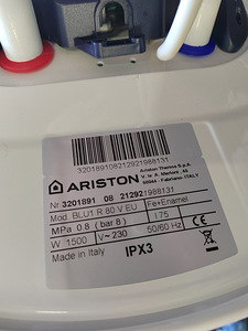 Boiler Ariston 75Lt (2 foto / 3)