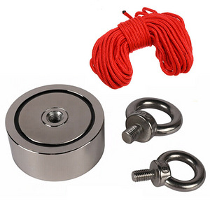 300kg tõmbejõuga kahepoolne otsimismagnet / õngitsemismagnet (8 foto / 8)