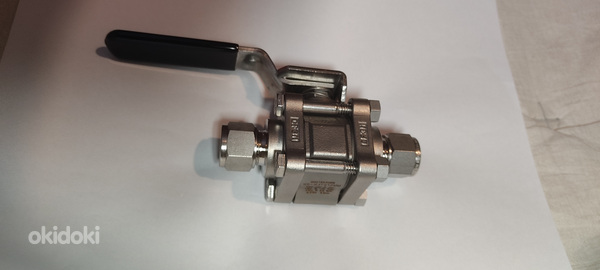 Roostevaba kuulventiil, 316 teras, 12 mm toru - SS-63TS12MM