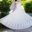 Пышное свадебное платье M-L (фото #4)