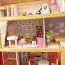 Деревянный кукольный домик с куклами и мебелью (фото #3)