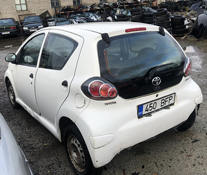 TOYOTA AYGO 1,0 BENSIIN, VARUOSAD (6 foto / 7)