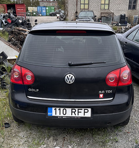 VW GOLF V 2,0 DIISEL, AUTOMAAT, VARUOSAD (4 foto / 10)