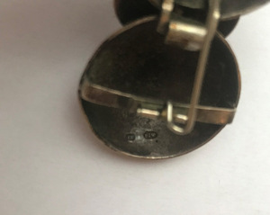 Antique / Vintage. Large Brooch silver (3 foto / 3)