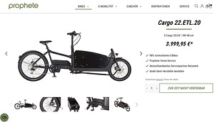 New Cargo E-bike 36V 17,5 Ah, Motor 100Nm, Made in Germany (2 foto / 10)