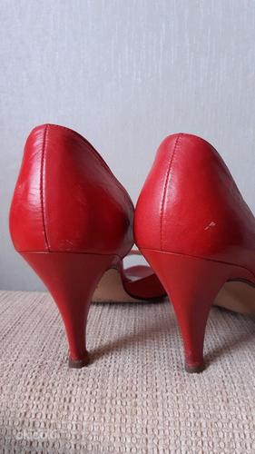 Красные кожаные туфли, 39 (фото #3)