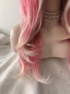 Parukas "Pink/Blonde" Lace Front 65cm (3 foto / 5)