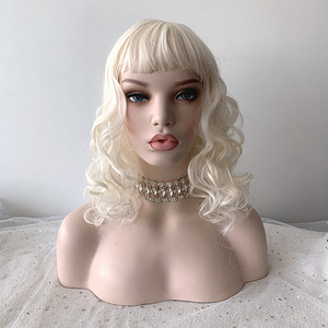 Parukas "White Blonde" 45cm (1 foto / 6)