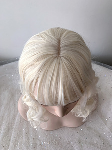 Parukas "White Blonde" 45cm (5 foto / 6)