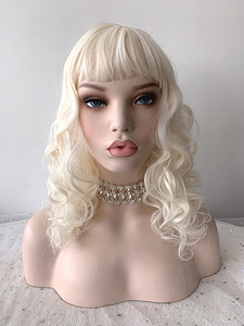 Parukas "White Blonde" 45cm (6 foto / 6)