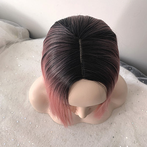 Parukas "Black Pink" 37cm (5 foto / 5)