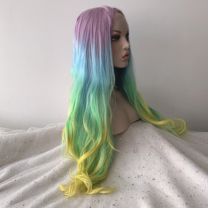 UUS! Parukas lace front Ombre Unicorn 75cm (2 foto / 4)