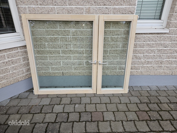 Müüa 2-väljaline puidust aken (Haapsalu Uksetehase toodang). (foto #1)
