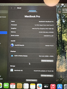 MacBook Pro 2019 Retina 13" 2xUSB-C – Very Good Condition (6 foto / 8)