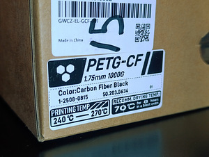 Elegoo PETG-CF must filament 1KG (2 foto / 6)