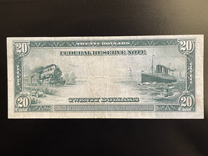 20 долларов, 1914. (2 фото из 2)
