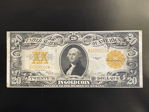 20 dollars, 1922 “Gold certificate” (1 foto / 2)