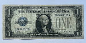 1 dollar, 1928 “silver certificate” (1 foto / 2)
