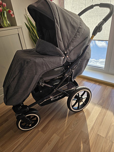 Emmaljunga Edge Duo Combi 3-in-1 Duo S black raamil (3 foto / 10)