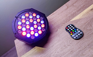 Uking akuga DMX 36 LED par lavavalgusti (5 foto / 8)
