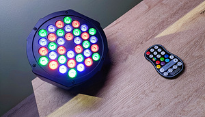 Uking akuga DMX 36 LED par lavavalgusti (6 foto / 8)