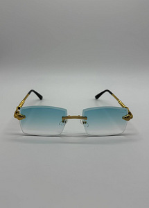 Cartier Blue Lens Snake Päikeseprillid (5 foto / 6)