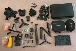 GoPro hero 4 + stabilisaator + lisandid (5 foto / 5)