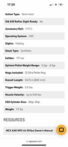 SIG SAUER MCX AIR RIFLE (8 foto / 8)