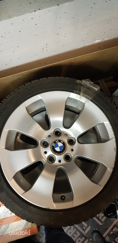 BMW E92 оригинальные диски + зимняя резина Dunlop 225/45/R17 (фото #1)