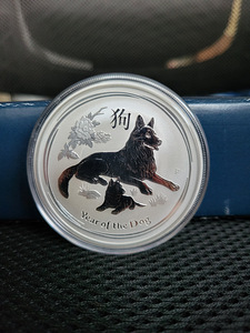 2 oz 2018 Austraalia Lunar koer hõbemünt (1 foto / 2)
