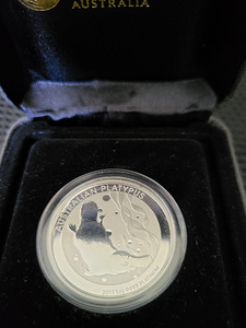 1 oz 2011 Austraalia nokkloom plaatinamünt (1 foto / 3)