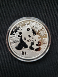 Hiina panda hõbemüntide kollektsioon 2008-2024 (9 foto / 10)
